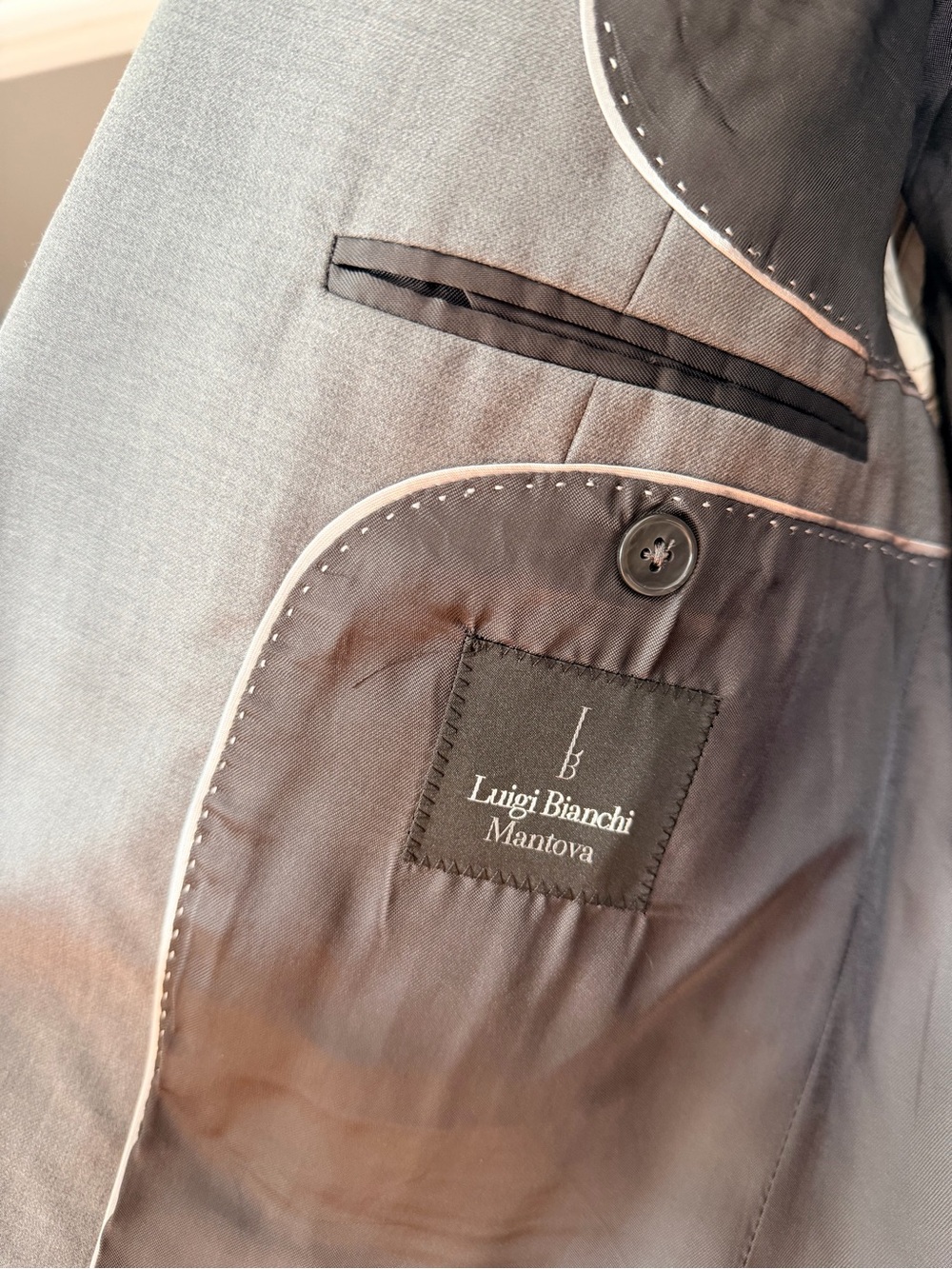 Ermenegildo Zegna Mens Grey Blazer - Picture 9 of 10